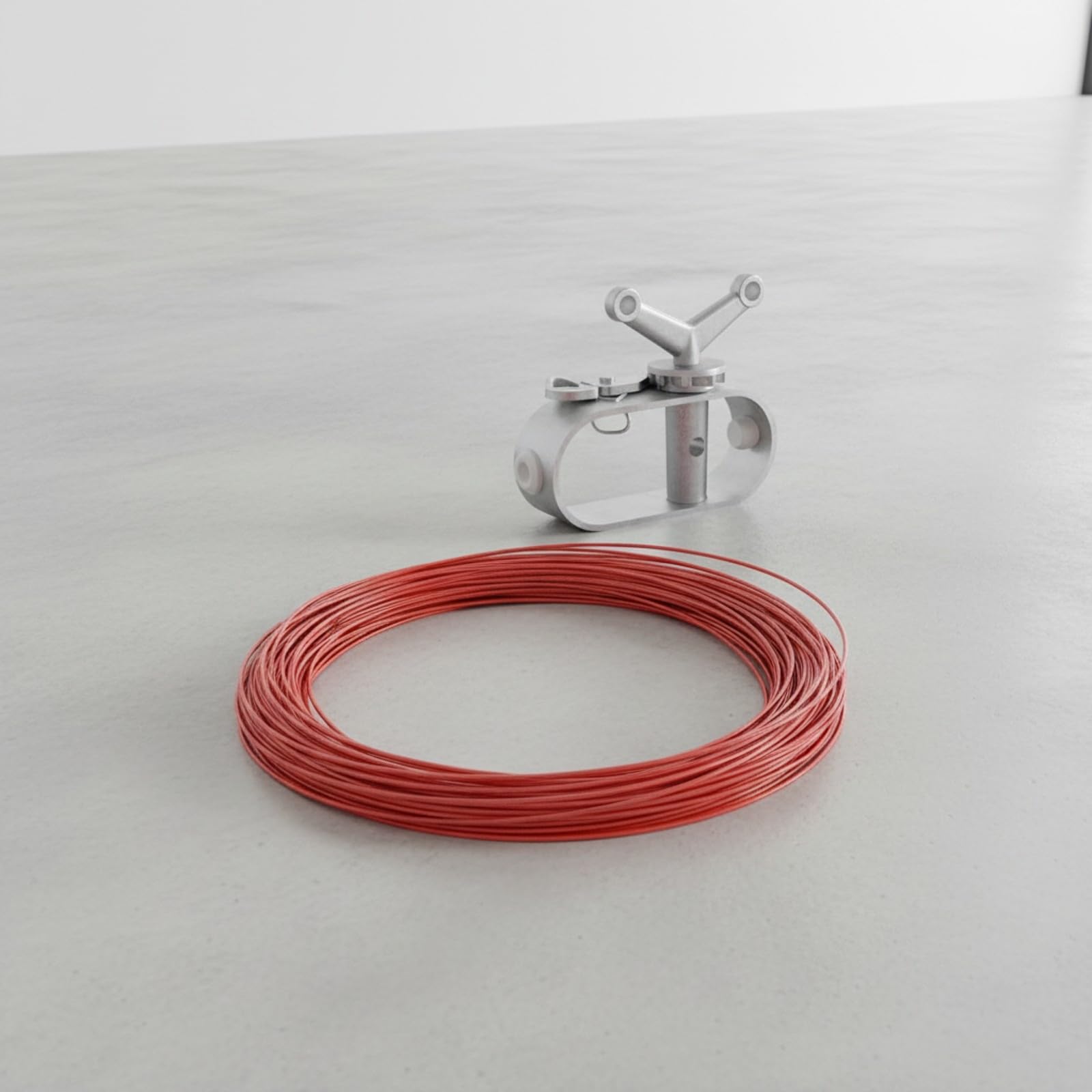 Milageto Cabrestante Palanca para Cubierta Piscina Invierno Compacto Cubierta con Palanca Resistente a la Intemperie, 30m