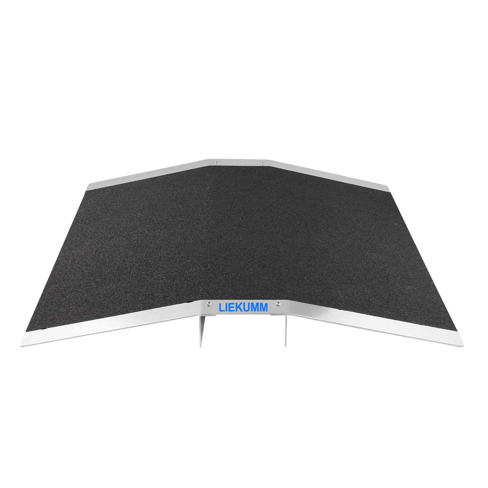 LIEKUMM Puente de umbral, rampa con Soporte y Superficie Antideslizante para sillas de Ruedas, escaleras y Otros obstáculos (NBR -90) (90 x 70 x 8 cm)