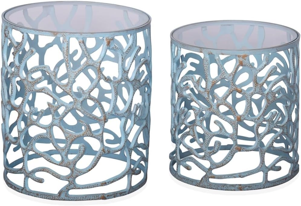 Coral Table Sculpture Set of 2
