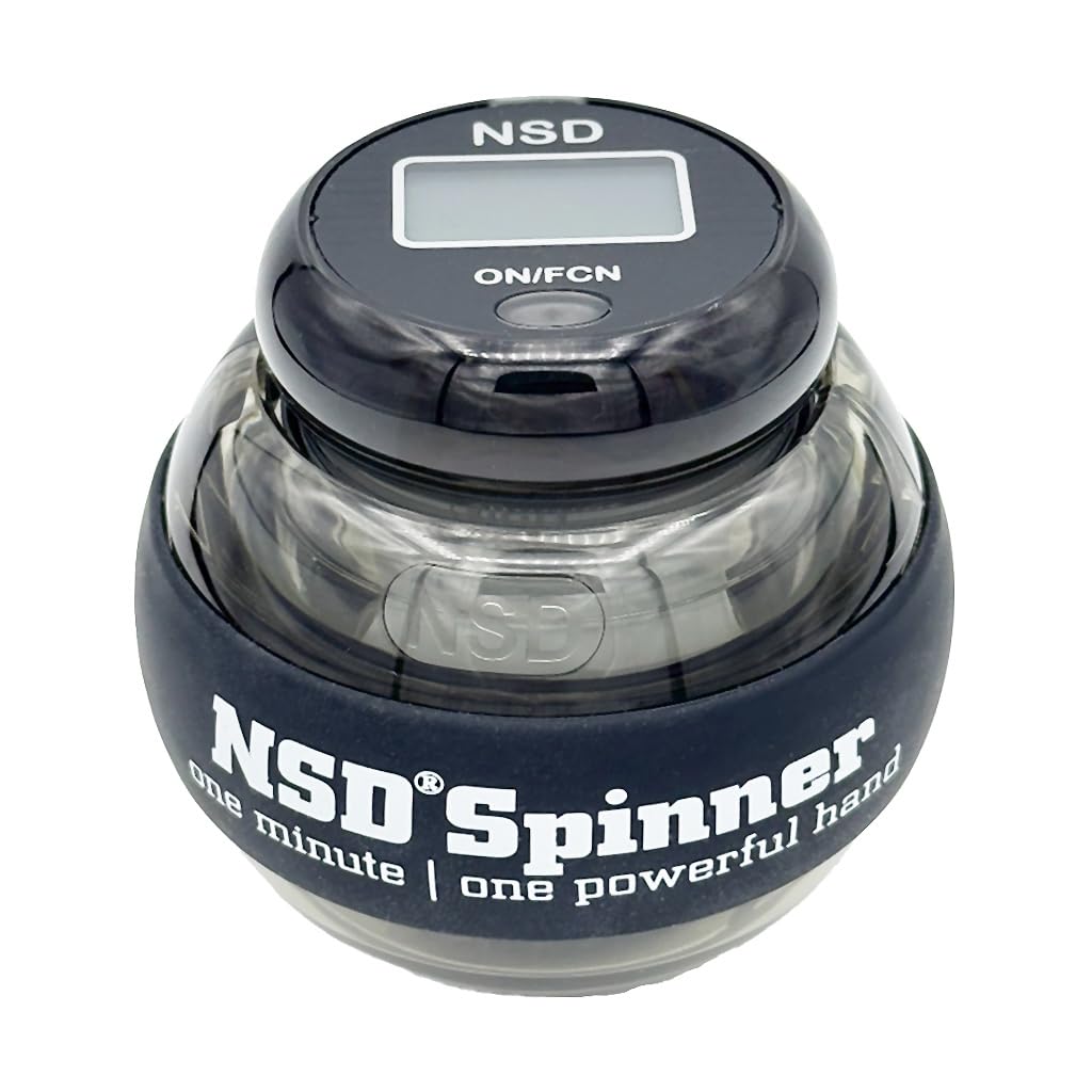 NSD Spinner Heavy Metal Speed X - Elektronischer Start und Metallrotor. Messen Sie Ihren Fortschritt in Echtzeit mit dem eingebauten Geschwindigkeitsmesser. Perfekt für Muskelkraft, Koordination und