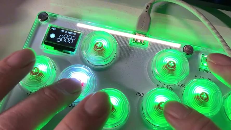 ★限定１点★VICHTOP レバーレス アケコン 最小 超薄 2024発売 71dR704QyCL.jpg_BO30,255,255,