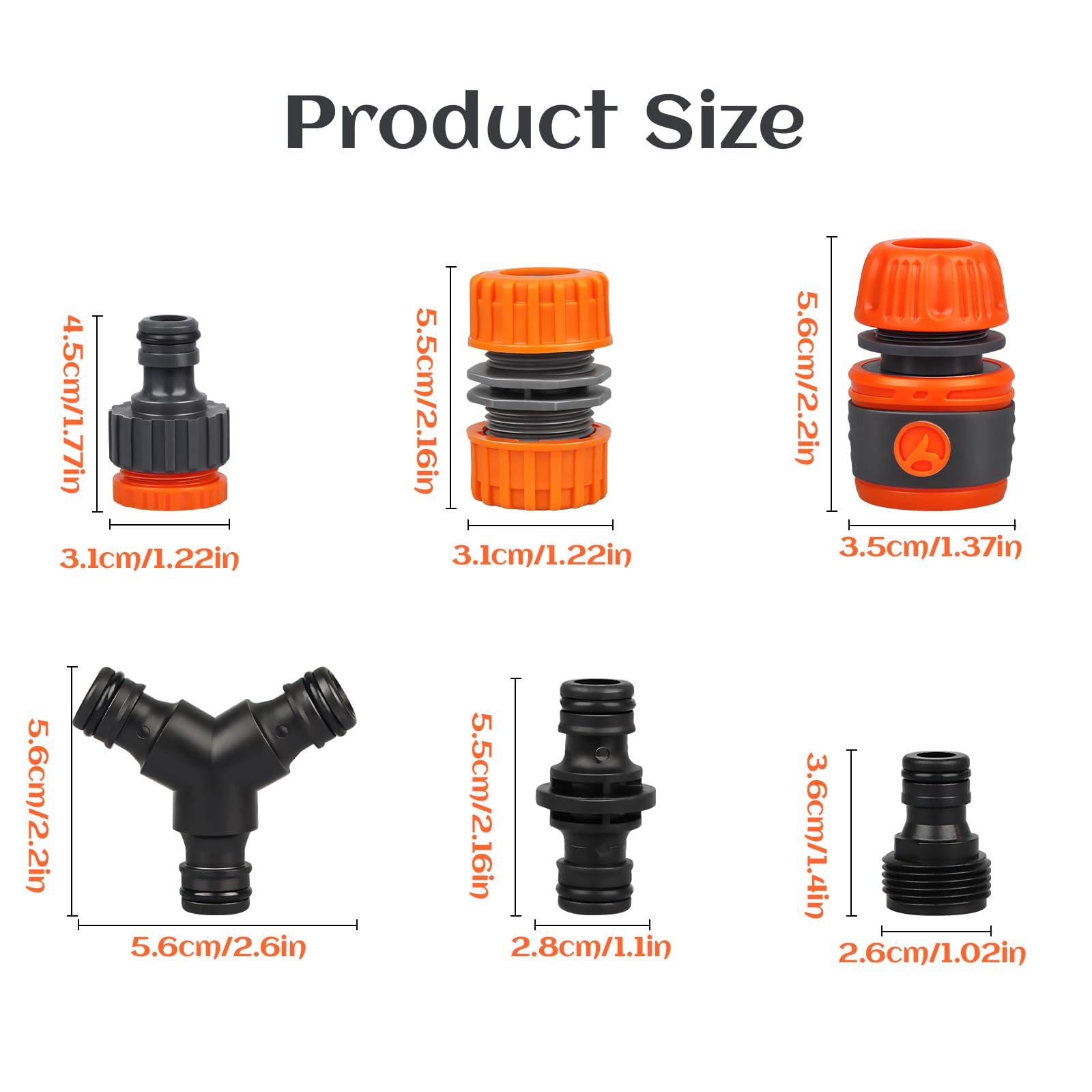 Connecteurs De Robinet De Tuyau D'eau De Jardin Adaptateur De Robinet