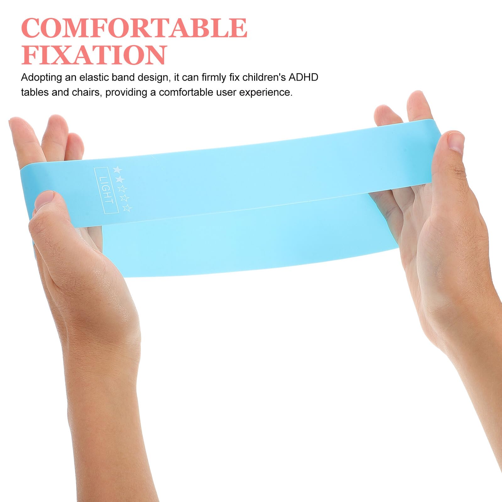 Fasce per Sedia 10 Pezzi in Tpe, Banda Elastica per Gambe | Chair Legs Relaxing Bands, Desk Chair Bands, Multi-use Chair Bands, Desk Bands, Flexible Seating Bands, Festa Scuola Decor