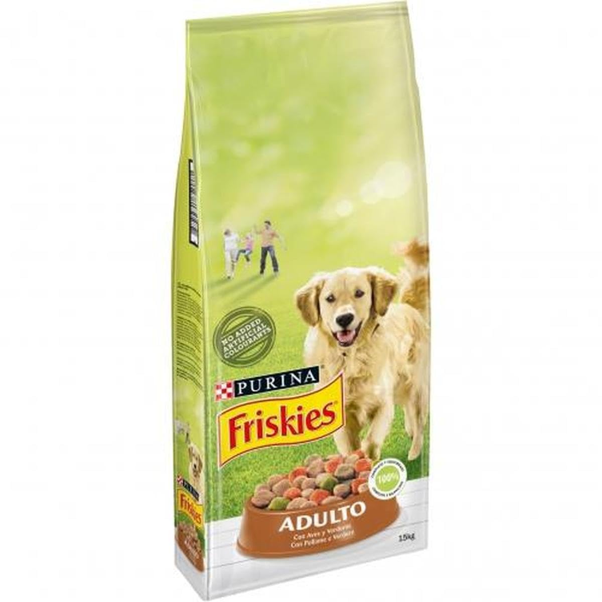 Purina Friskies Adult Dog Food with Birds and Vegetables, 15 kg Bag