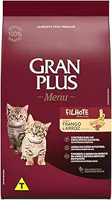 Granplus Ração Para Gatos Filhotes Gran Plus Frango E Arroz 10 1Kg