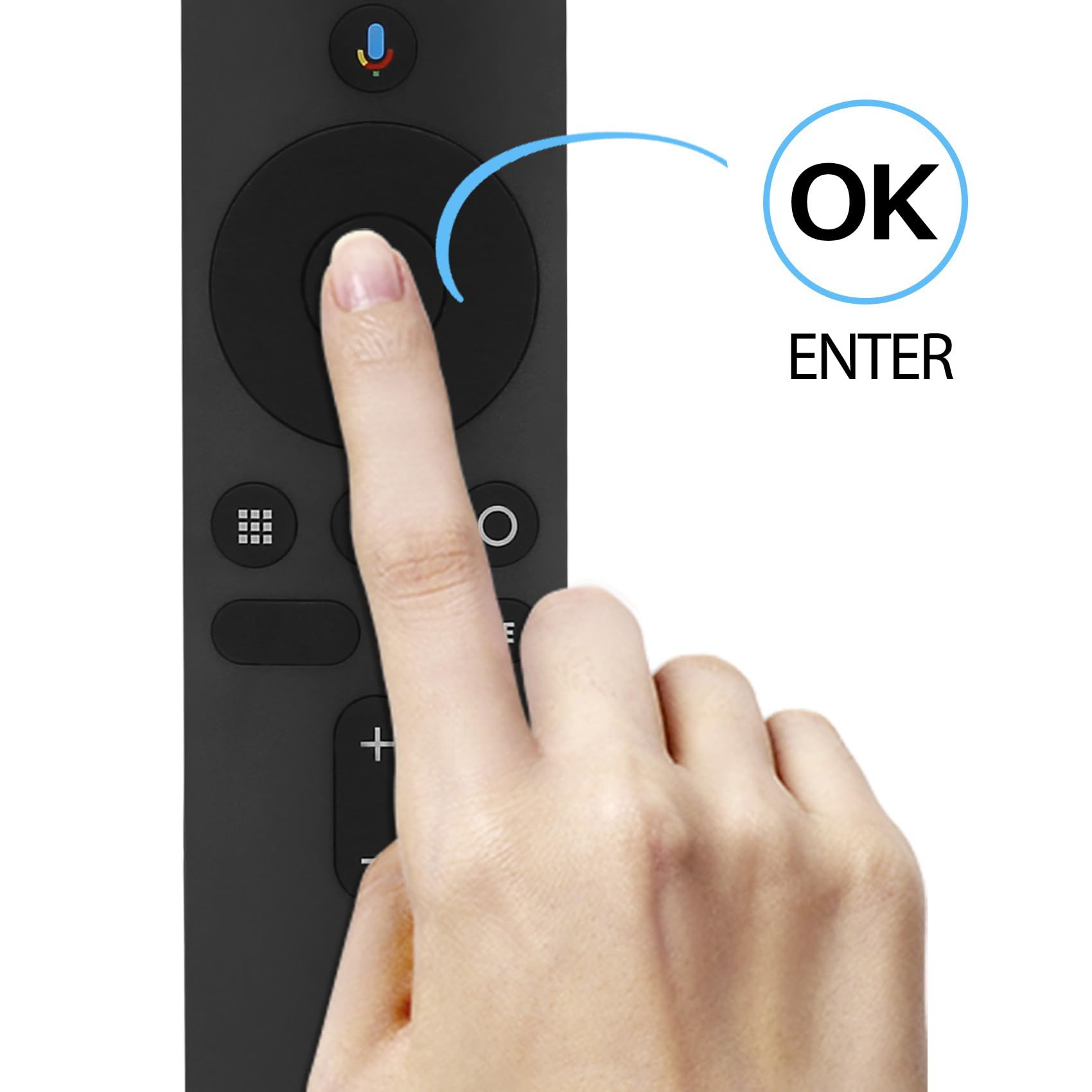 Do MI Box S XMRM-006 MDZ-22-AB głosowy pilot Bluetooth ze sterowaniem asystentem