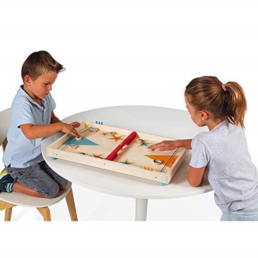 Janod - Passe-Trappe in Legno Retrò - Giochi di Società - Gioco di Abilità - Sviluppo della Strategia e della Concentrazione - Certificato FSC - A Partire da 3 Anni, J02079