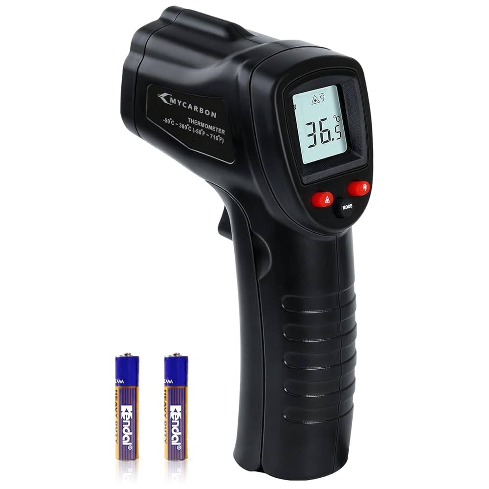 Amazon.co.jp: MYCARBON 工業温度計 非接触式温度計 表面温度計