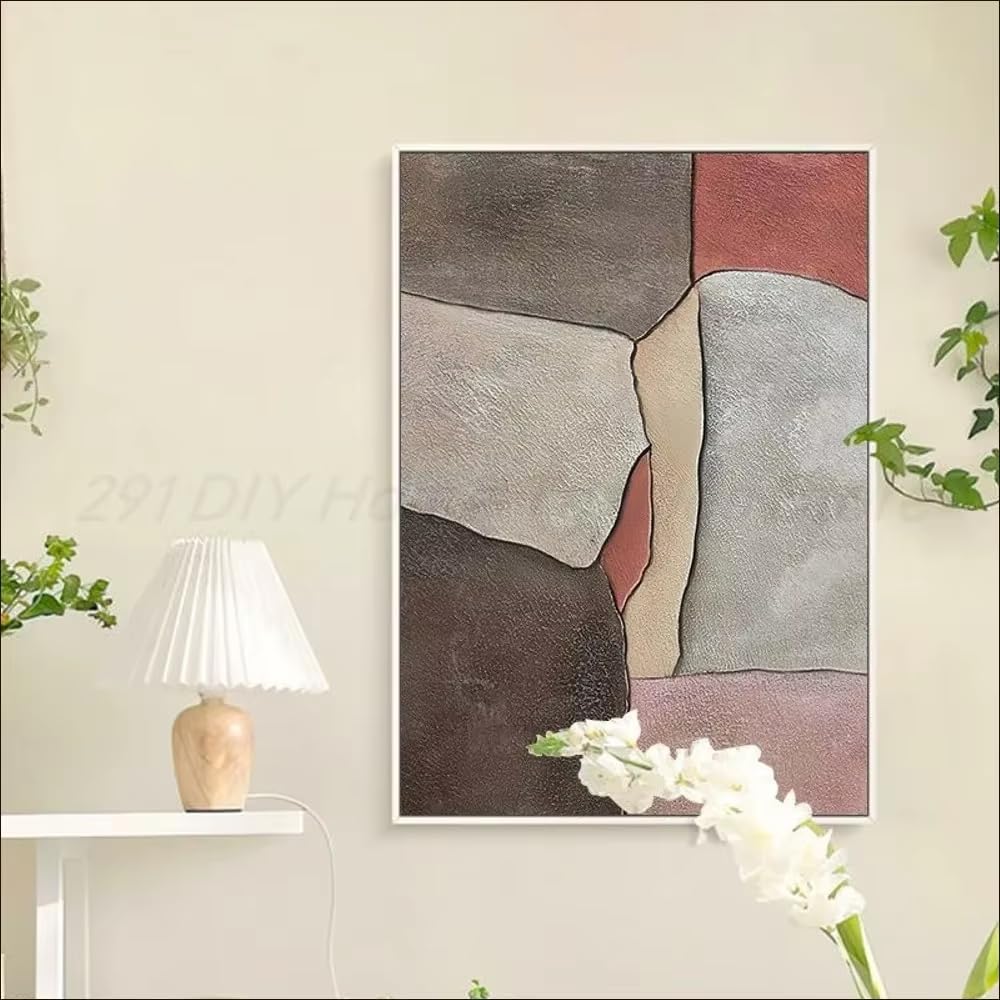 DFZEWKI Abstract Colors Combination Geometric Poster Anime Poster Wall Art Painting Study Wall Decor(30x40cm(12x16in)/No frame)