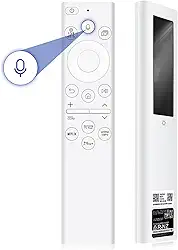 Controle remoto de TV solar BN59-01391A para Samsung Smart TV Frame TV Remote com função de alimentação de célula solar recarregável por voz, adequado para Samsung 2021-2023 Neo QLED The Frame e 4K 8K