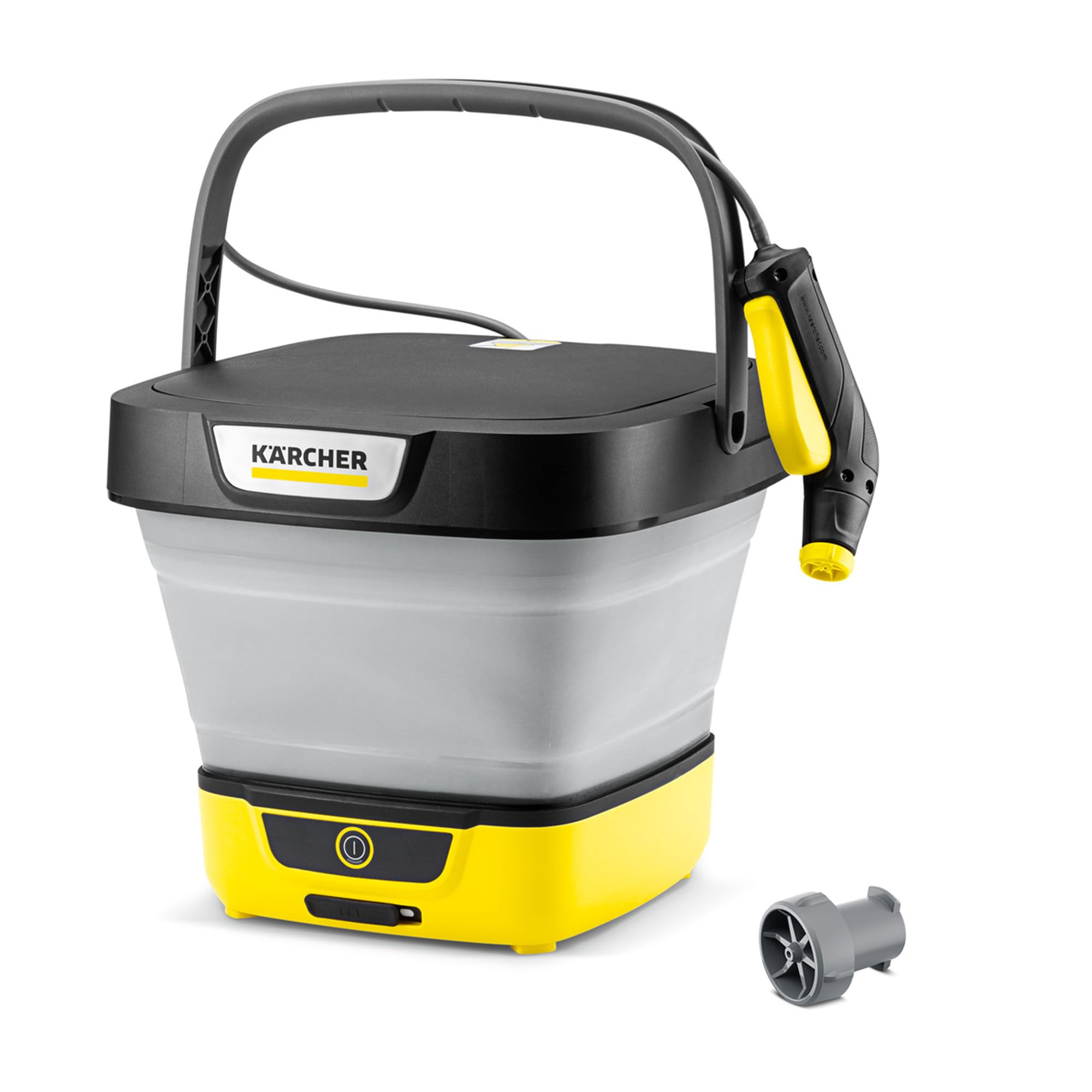 KÄRCHER idropulitrice portatile OC 3 Foldable PJ, pulizia mobile, bassa pressione, batteria agli ioni di litio, serbatoio pieghevole: 8l, tubo: 1,8m, ugello a getto piatto, ugello a getto concentrato