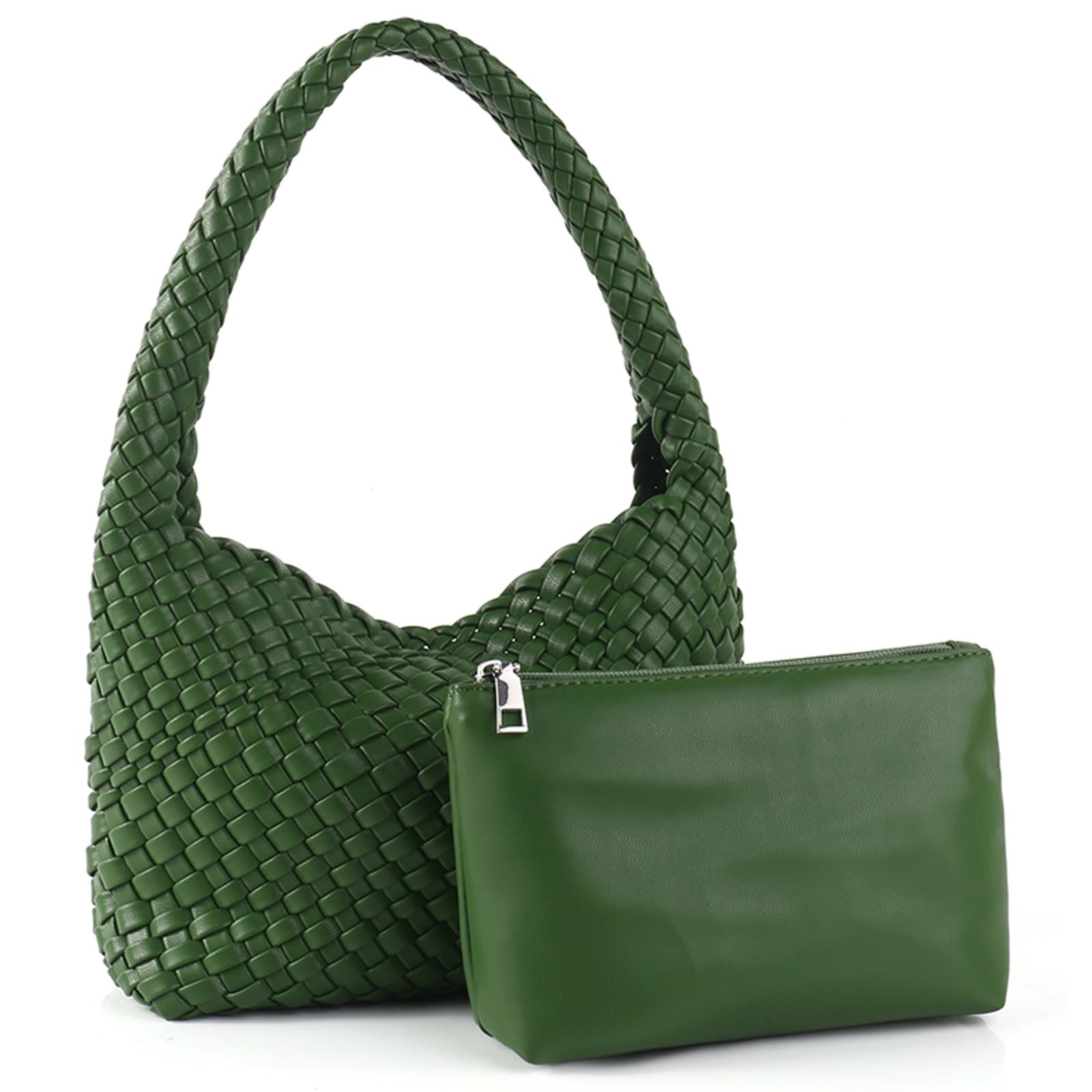 DFJXXXFashion Designer Handbags and Purses Women Shoulder Bag Summer Beach Casual Retro Hand Woven Totes Underarm Bag