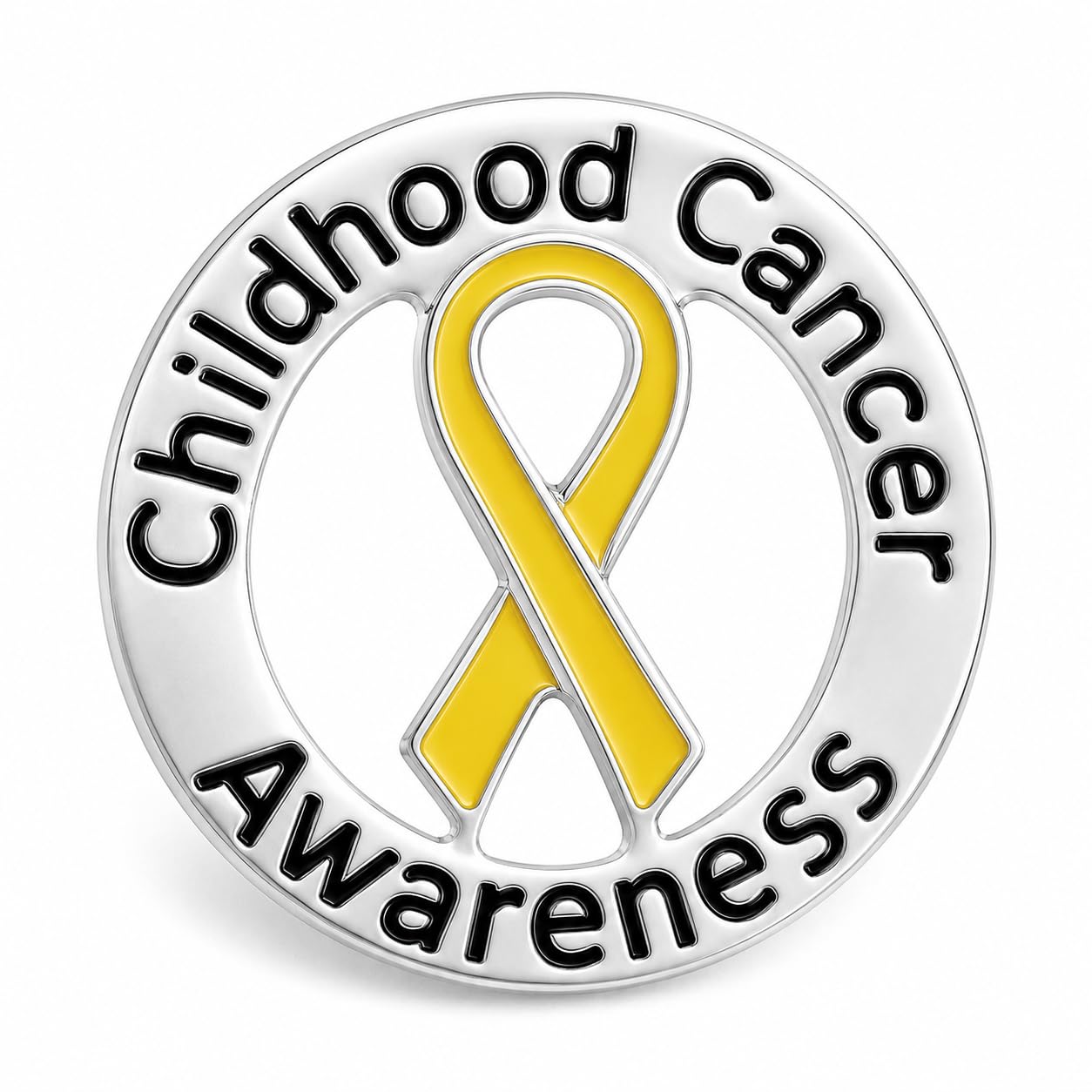 Childhood Cancer Awareness Wholesale Pack/Bulk Pins - Gold Ribbon/Butterfly Pins for Childhood Cancer Awareness - Perfect for Support Groups, Events, Gift-Giving and Fundraising