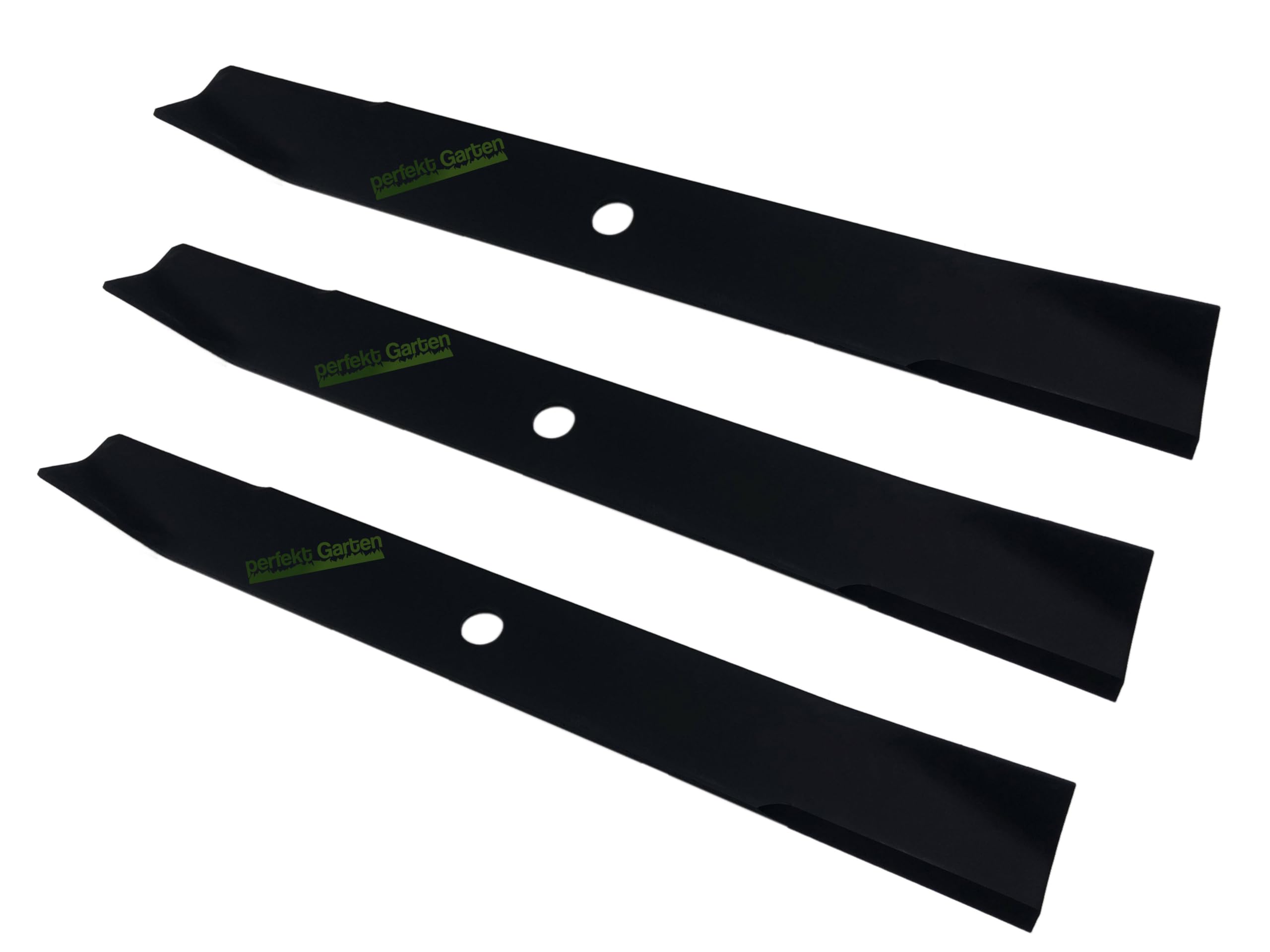 Lames de tondeuse acier 51,5 cm perfektGarten pour Iseki FM 150 haut de gamme