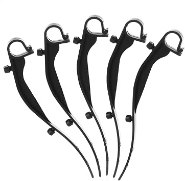 com-four 16 Metre Roll Gutter Protection for Home Carport Stable with 20 Clips Can Be Cut to Size Rain Gutter Protection Set Leaf Protection Leaf Catcher with Mounting Clips (Set 4 - Roll 16 m / 20 Clips)