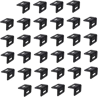 FAVOMOTO 100 Pcs Plastic tie Down Protectors Pallet Protector Corners Guard Cargo Strap Protectors Protectors for Cargo Loads Plastic Corner Guard Tight Belt Horn Belt Ratchet