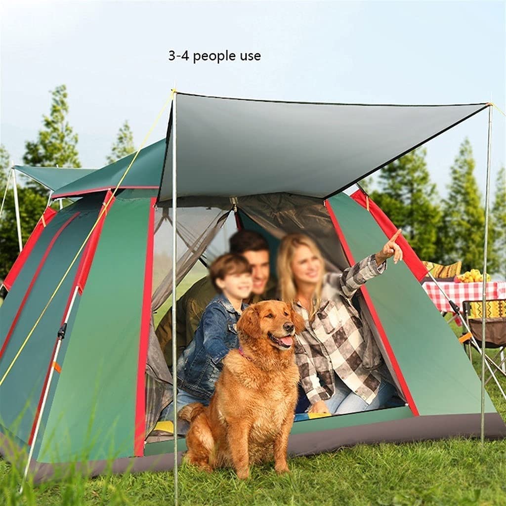 Tienda de Campaña, Tienda De Campaña con Protector Solar De Vinilo, Protección Integral contra La Lluvia, Tiendas De Campaña Turísticas, Tienda Explorer Al Aire Libre Tienda de Campaña Compacta (Colo