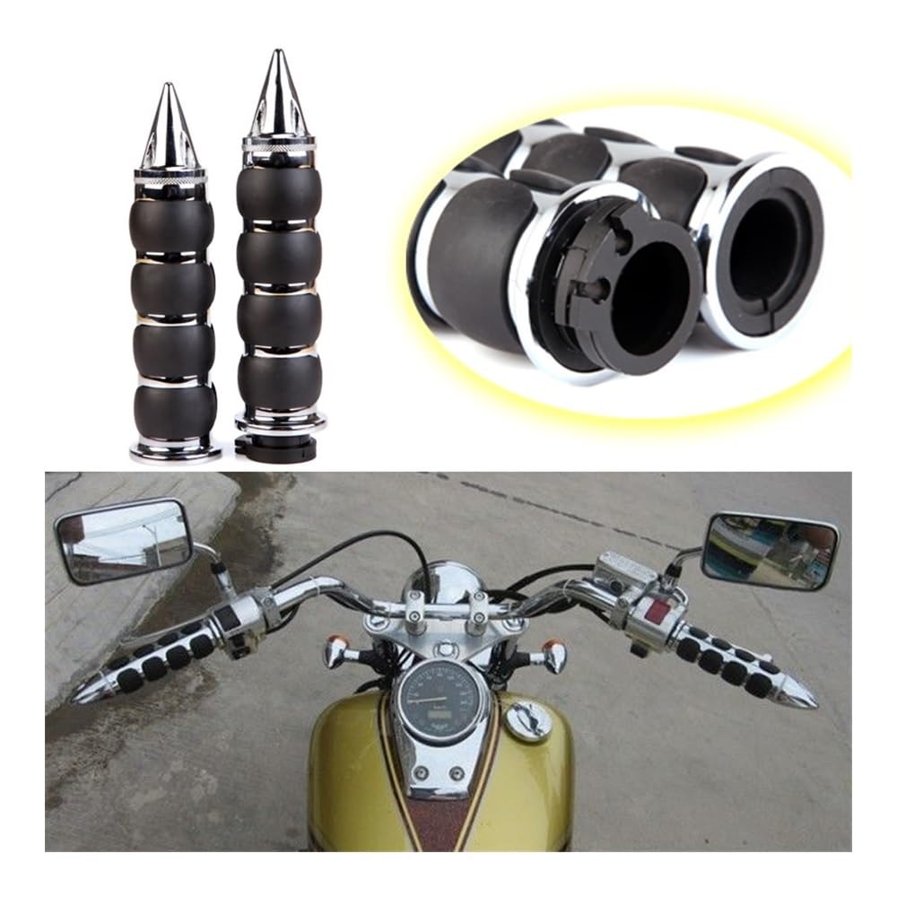 25 Millimetri 1 "Manubrio Del Motociclo Maniglia Bar End Manopole Per Har&ley Cruiser Chopper Personalizzato Per Suzuki Boulevard M109R Road Glide Manopole manubrio