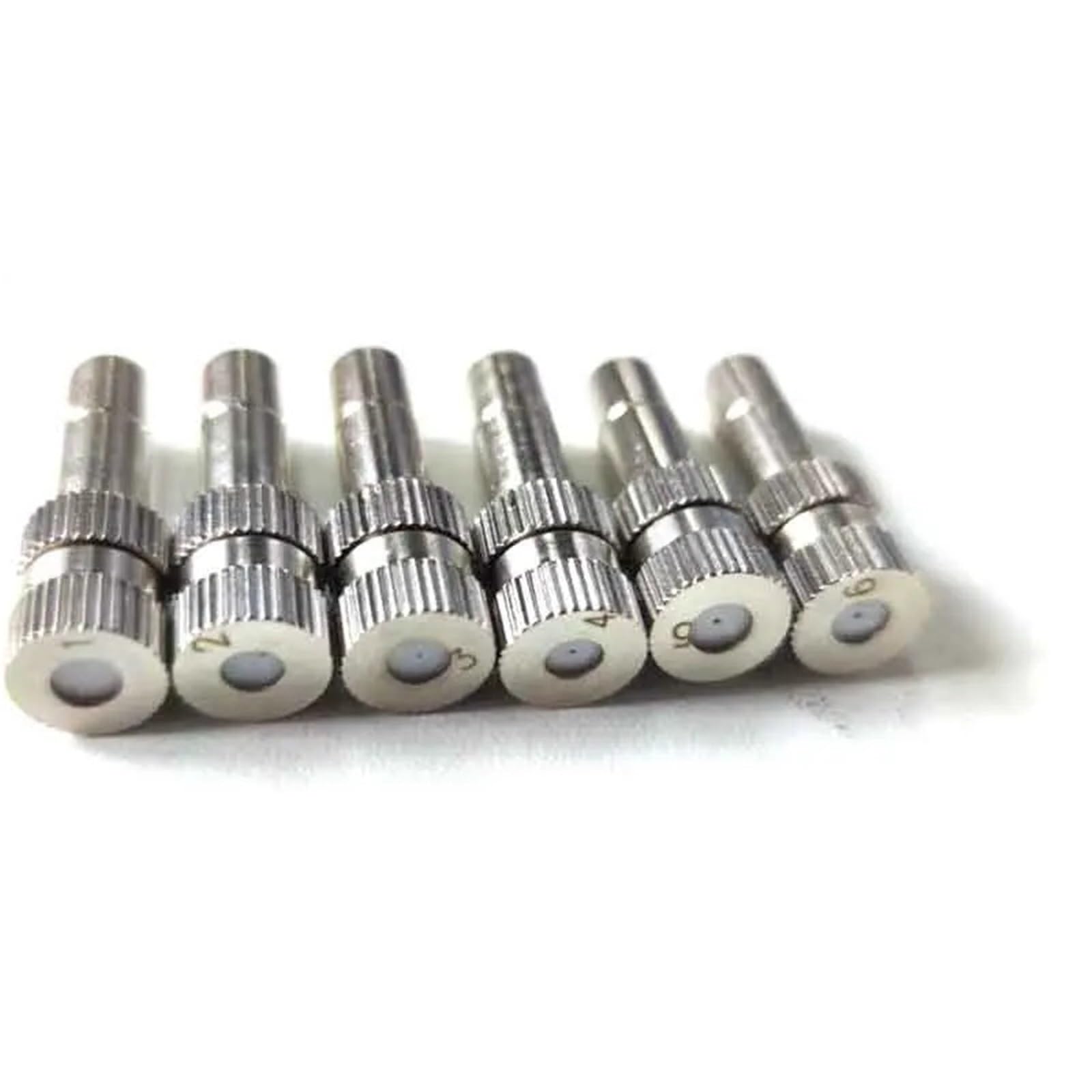 Ugelli in ottone a montaggio rapido da 6 mm. Spruzzatore con blocco antiscivolo