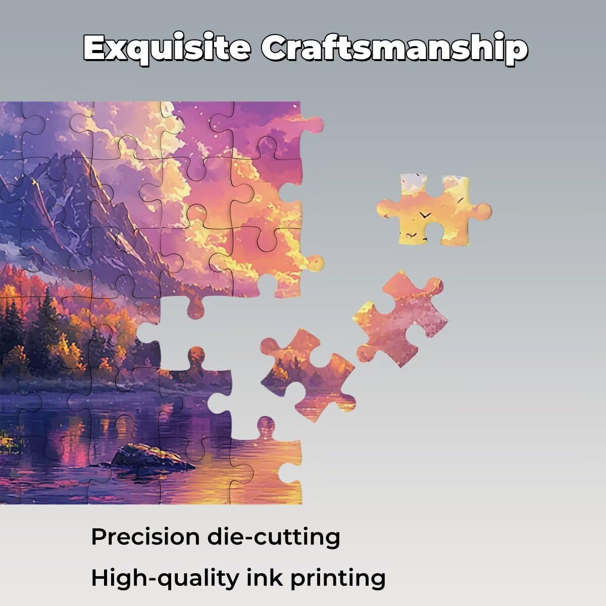 Puzzle 1500 Pezzi Paesaggi, Puzzle Natura, Puzzles in Legno, 87x57cm -1576