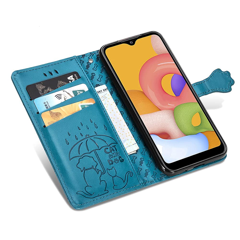 IMEIKONST Custodia Compatibile con OPPO A74 4G Cover Pelle PU Mandala