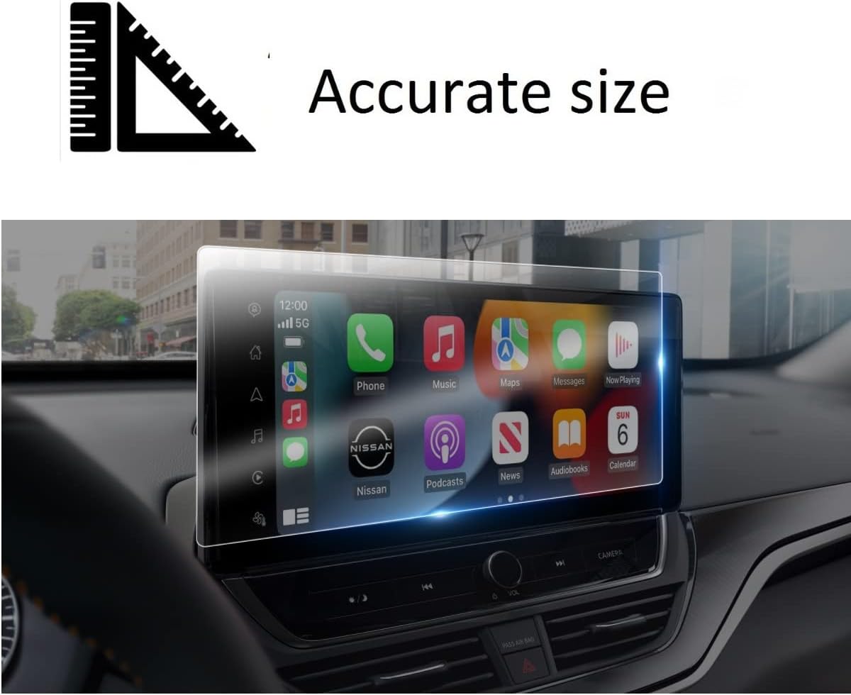 Sprinoily Screen Protector Compatible with 2023-2025 Altima,12.3 Inch Touch Screen,Anti Glare Scratch,Shock-Resistant,Premium Tempered Glass