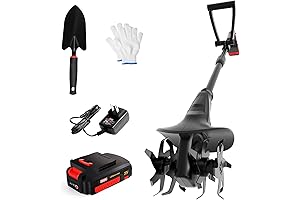 MZK Cordless Garden Tiller for Effortless Gardening