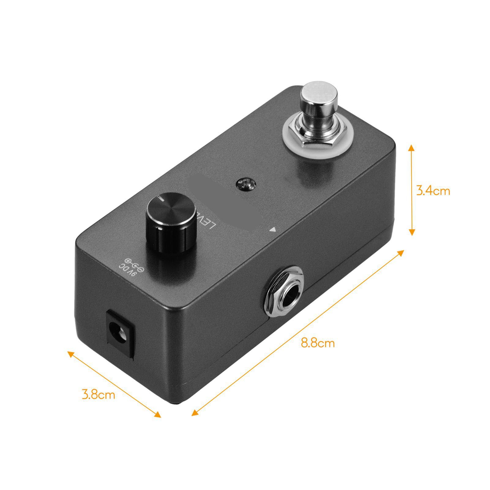 Pédale d'effet Mini Looper Mtlavishness pour guitare et basse avec overdubs illimités, temps de boucle de 5 minutes et interface USB, qualité sonore professionnelle, violet, (Gris foncé)