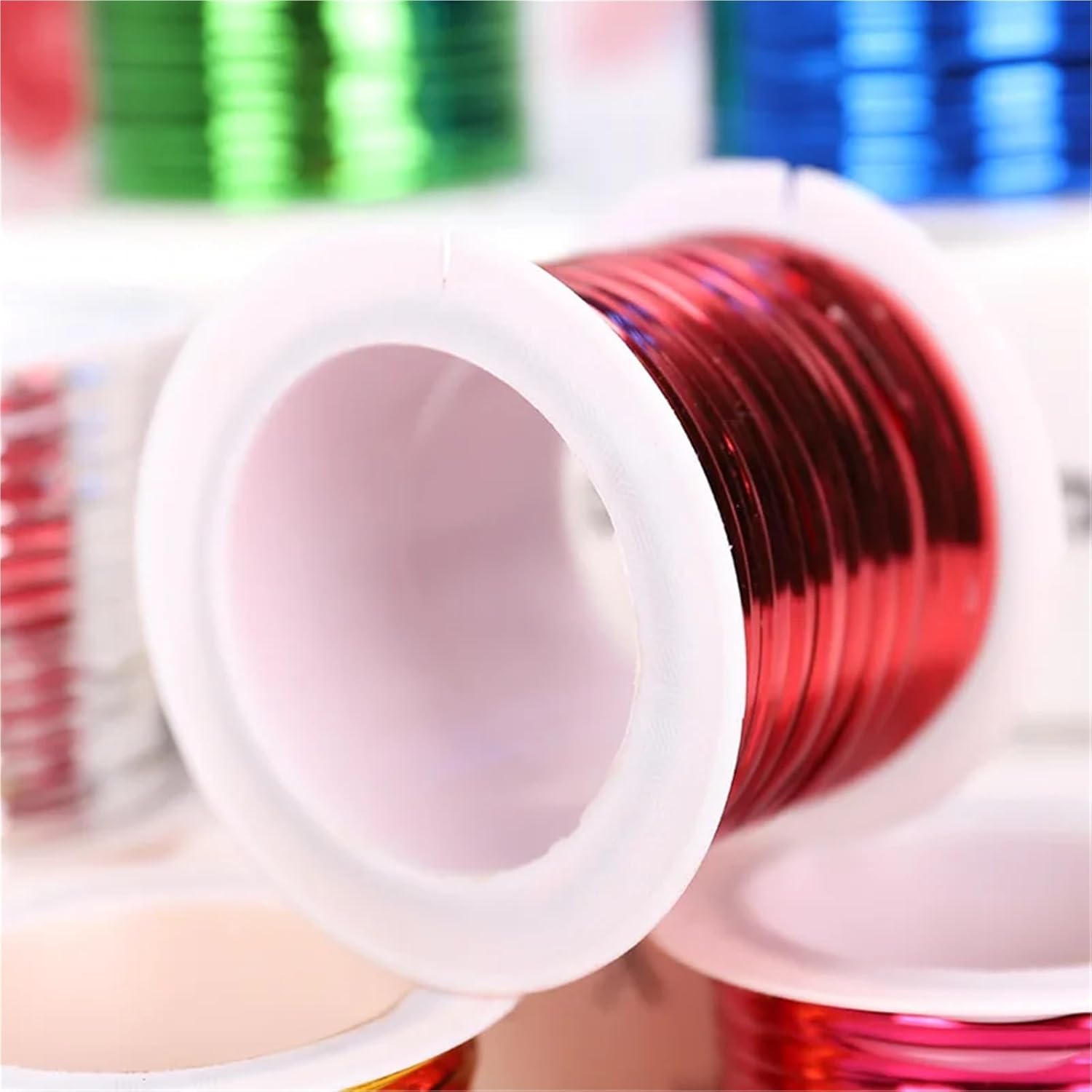 Metallic Twist Ties 2roll 4mm Metallic Twist Ties Multicolor Gift Packaging Ribbon Rope Food Bread Bag Sealing Tying Twine for Home Kidtchen Supplies(Rose)