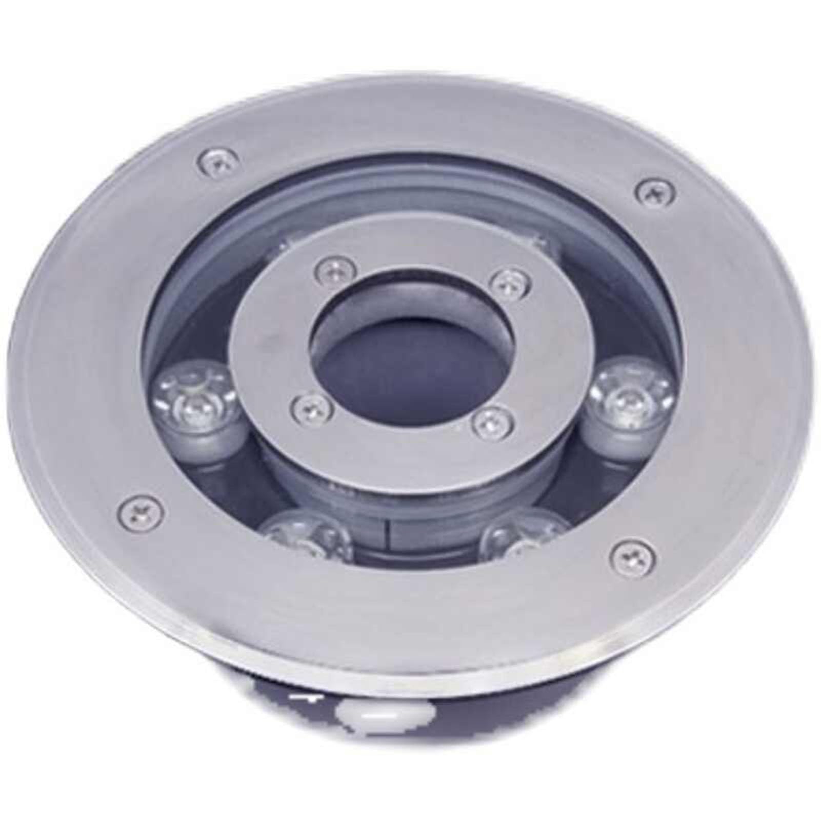 Anello Luminoso A LED per Fontana - Lampada Sommergibile Sottile per Piscina, 12V/24V IP68 Impermeabile, Illuminazione per Laghetto con Foro Centrale, Faretto LED Subacqueo(White,12w (24V))