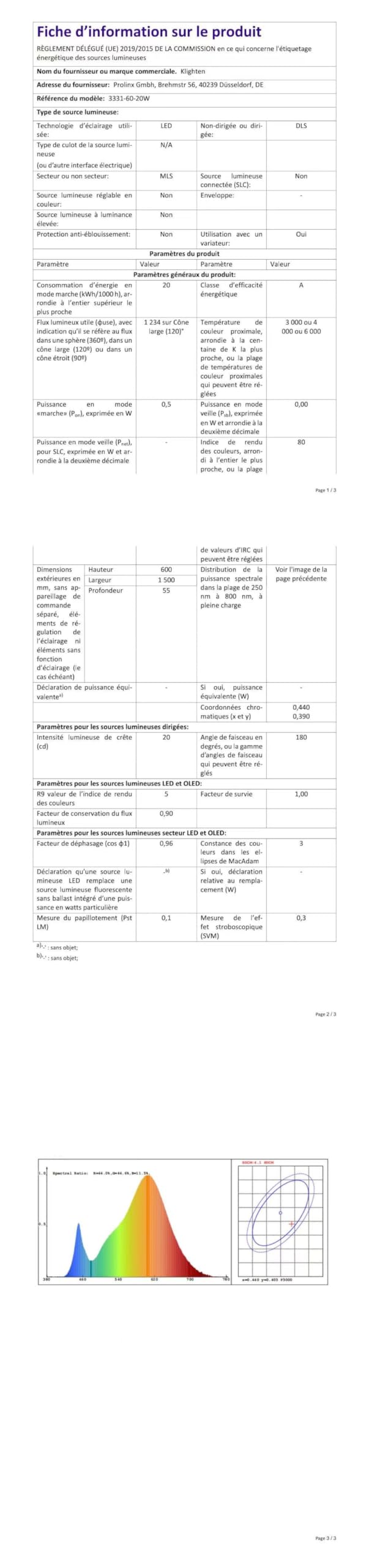 Klighten Led Lámpara Colgante De Comedor, Regulable 3000K–6000K, Lamparas de Techo Con Mando a Distancia, Lámpara De Comedor Diseño Lineal Altura Ajustable 150cm, Para Cocina Oficina, 60Cm/20W, Negro