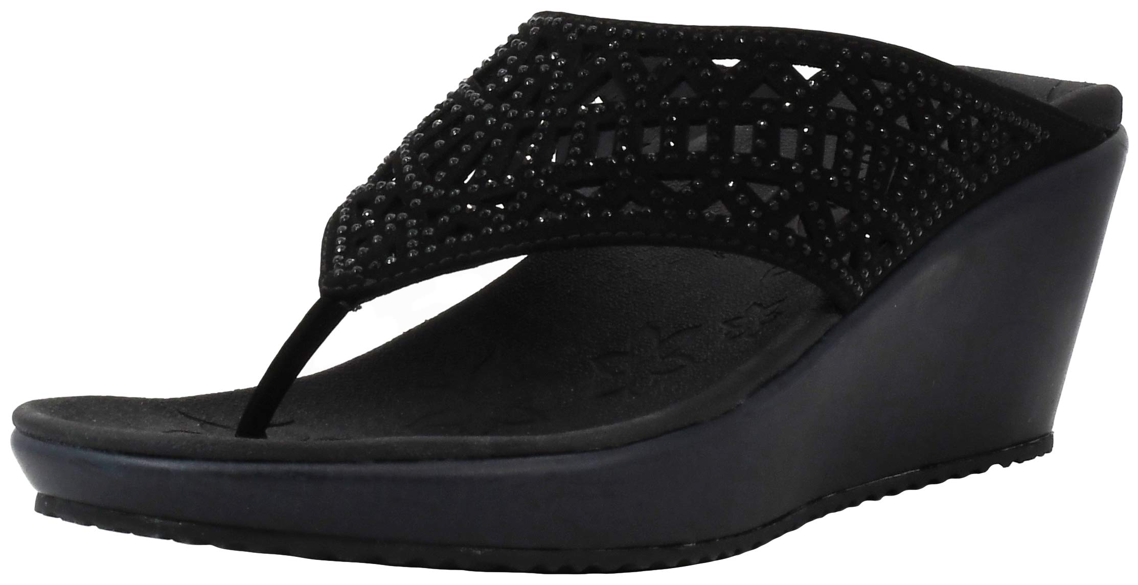 SkechersWomen's Thong Wedge Sandal