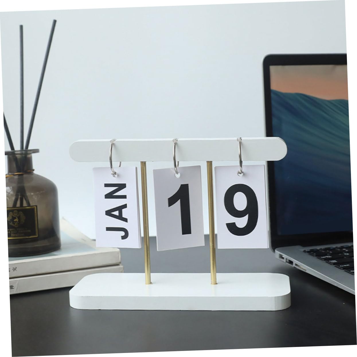 VILLCASE 3stücke Desk Standing Calendar Design Praktischer Tischkalender Für Home Office Dekoration Wiederverwendbarer Jahreskalender Und Anzeigt