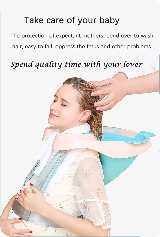 New Arrivals Portable Shampoo Bowl, Hair Washing Tray, Foldable Hair Shampoo Basin Household, for pregnant women,Handicapped,Bedridden Patients,Elderly,Kids