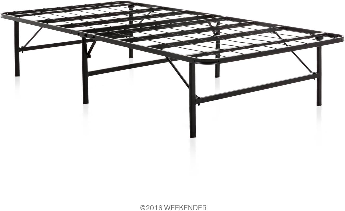 WEEKENDER 14 Inch Folding Platform Bed Frame Extra