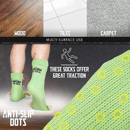 Disney The Mandalorian Fluffy Socks, Baby Yoda Mens Slipper Socks, Warm Knitted Socks3
