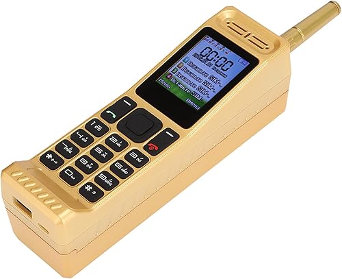 Miniatura 5 de Teléfono celular vintage, teléfono celular retro ladrillo, cuatro tarjetas, cuatro esperas, cuadrados, banda 2G, Bluetooth, 4800 mAh, teléfono