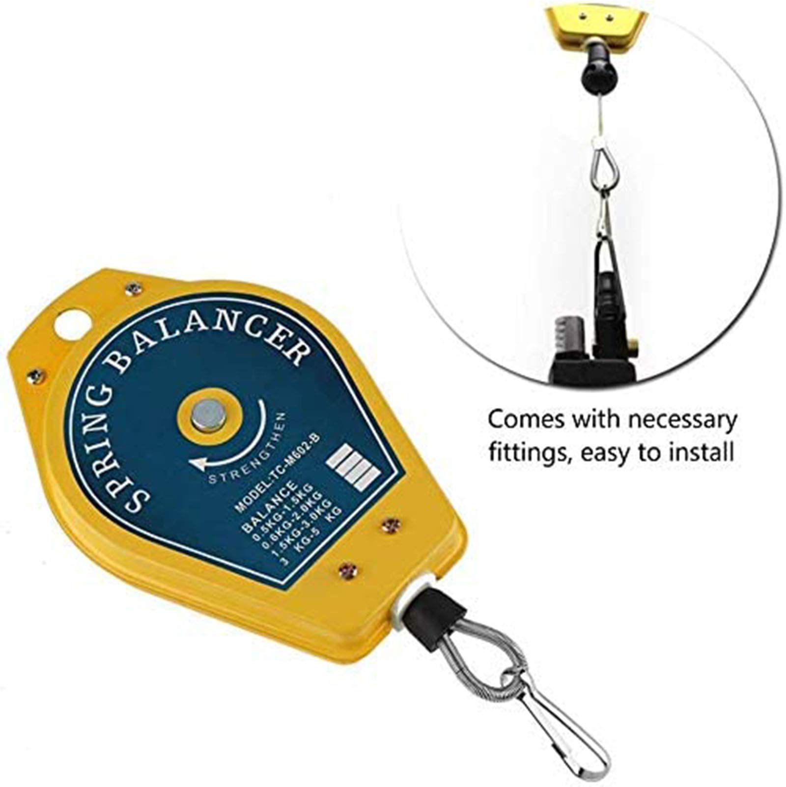 equilibrador de resorte, Portaherramientas Ha Spring Balancer Portaherramientas colgante con accesorios de acceso,
