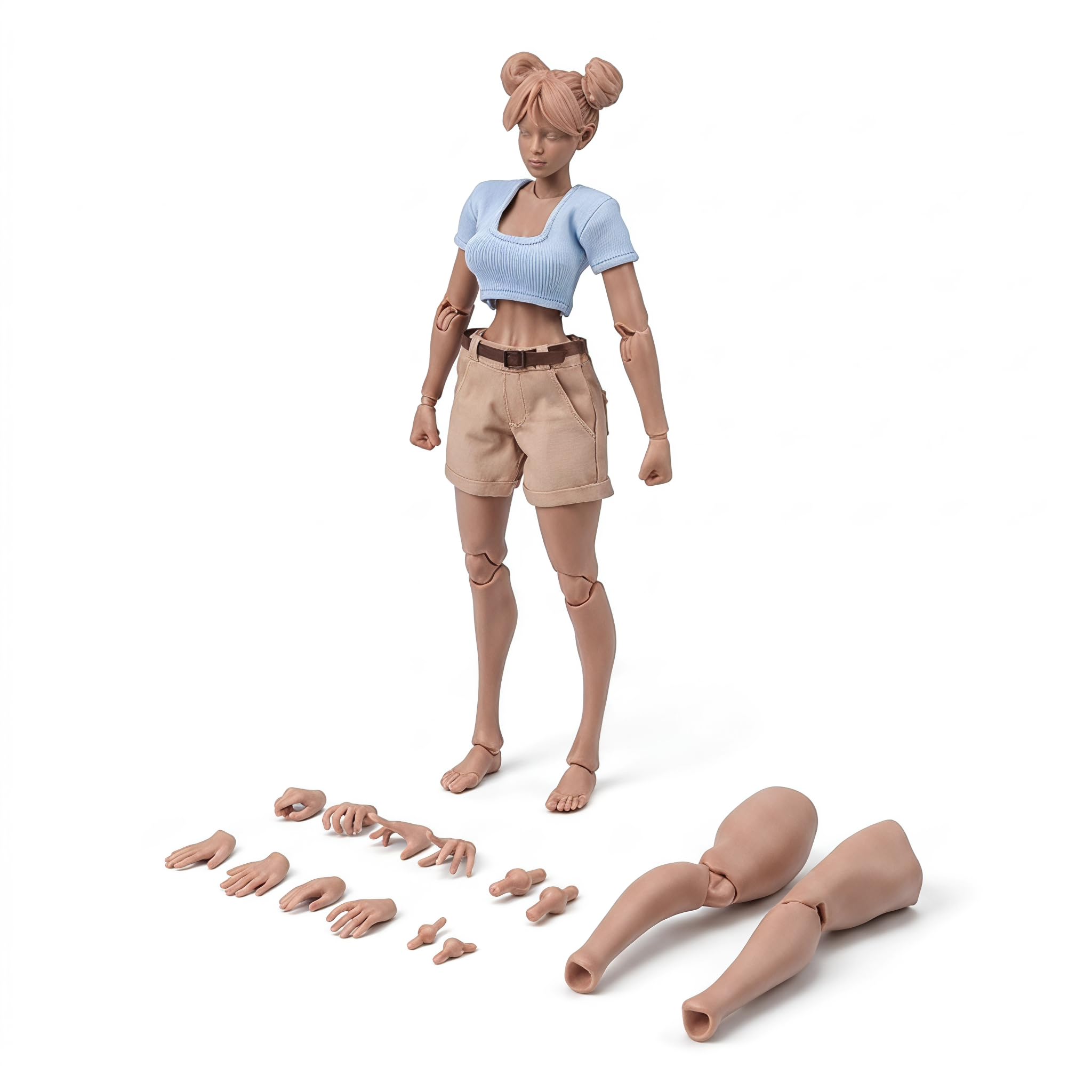 Amazon.co.jp: RoofWorld 1/12スケール 女性 アクションフィギュア 超