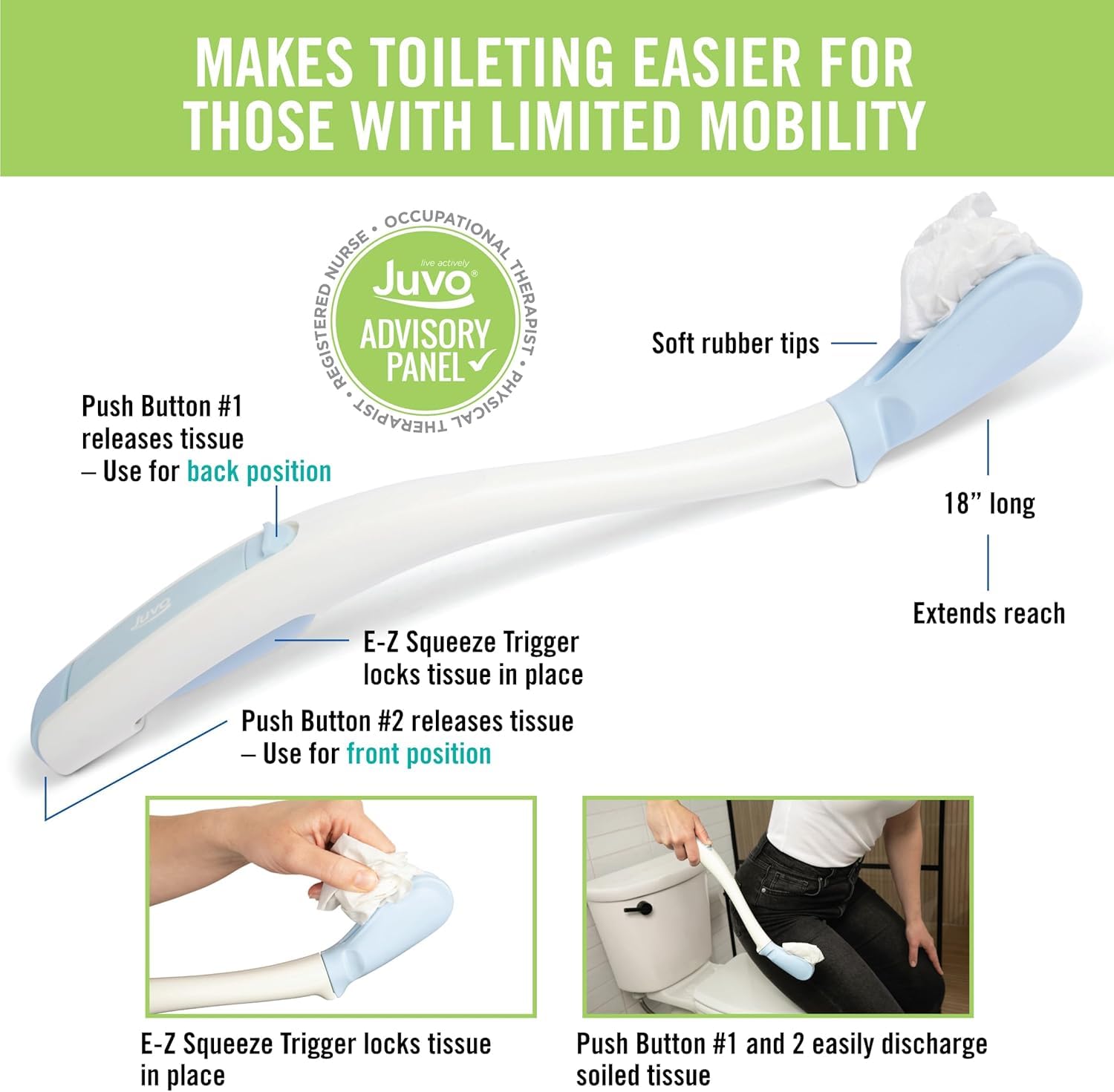 Juvo Toilet Aid - Dignified Personal Hygiene -3