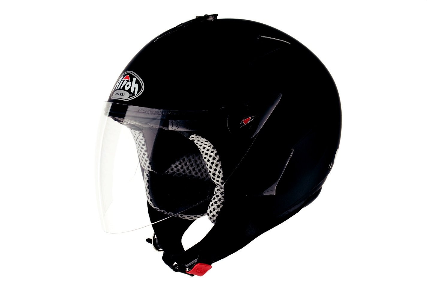 Airoh Open Face Casco, Nero Opaco, L