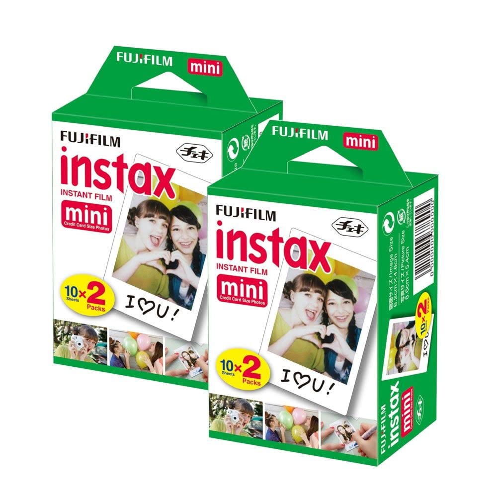 FujiFilm - Instax Mini Film (40 disparos) Multi Pack para Mini 8-9 y todas las cámaras Fuji Mini