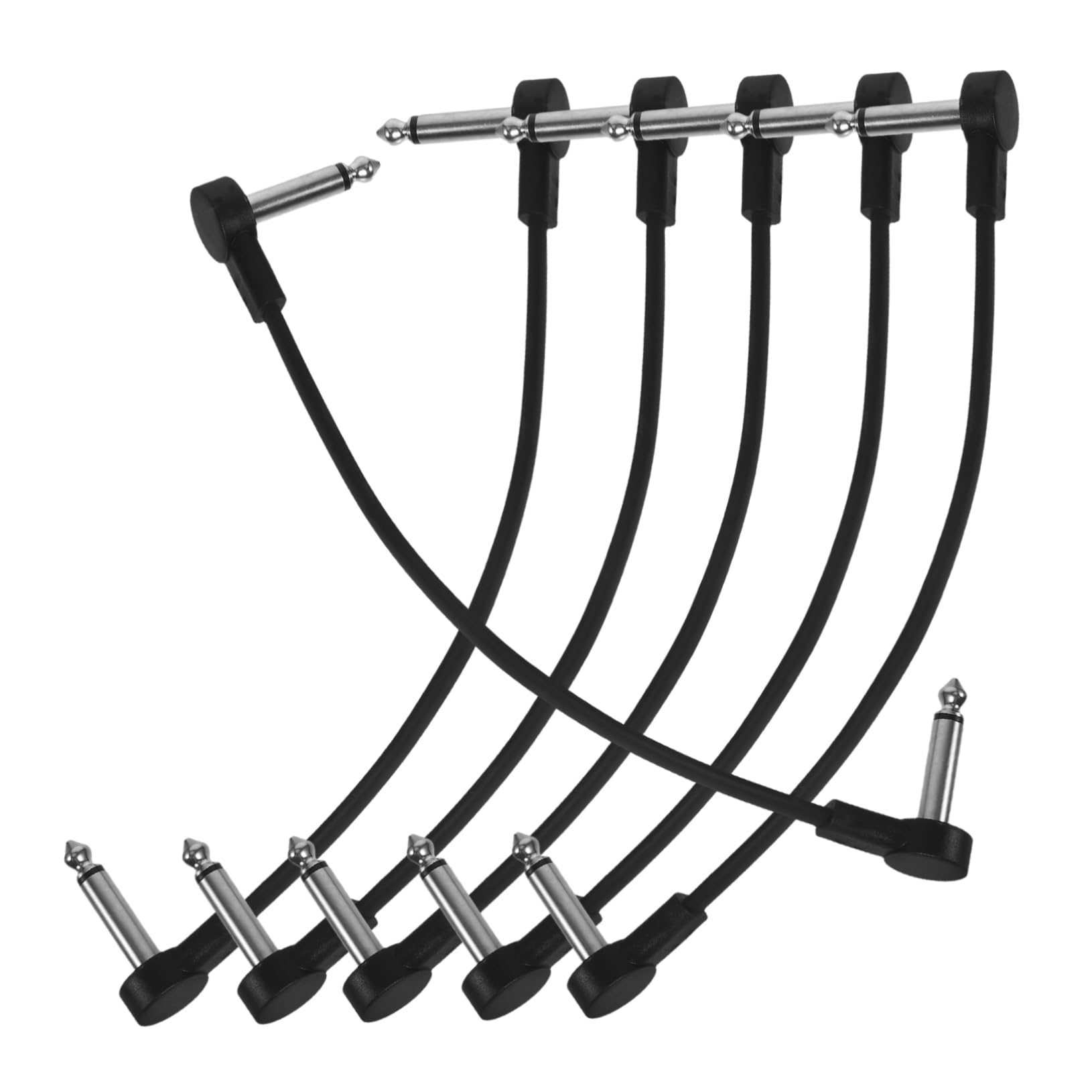 2 Sets Pedal-patchkabel Gitarren-patchkabel Leicht für Musiker Unterwegs 6 Stück