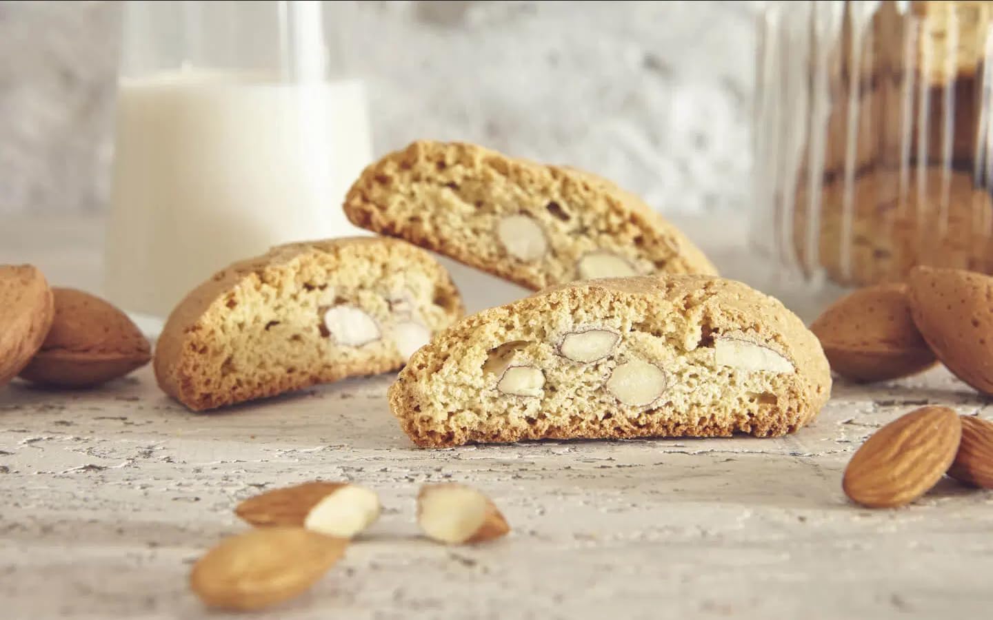 6X Sapori 1832 Cantuccini Toscani IGP alle Mandorle Confezione da 250g - Restyling 2024 [CAIYA® BOX da 6 Confezioni]
