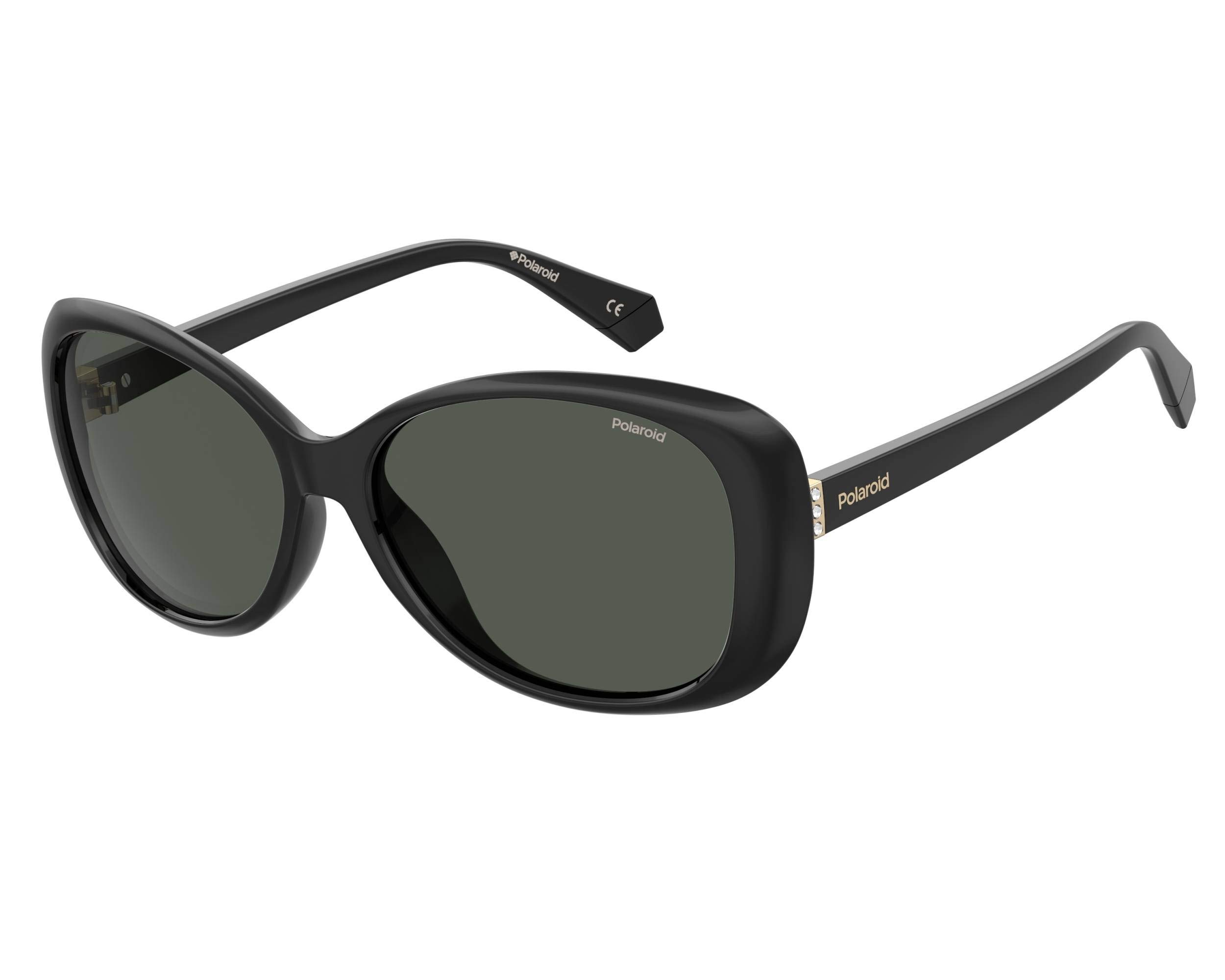 Polaroid Black Plastic Sunglasses
