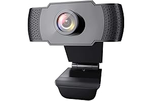 GESMA - 1080P Webcam with Microphone - Clear Image, Video Conferencing and...