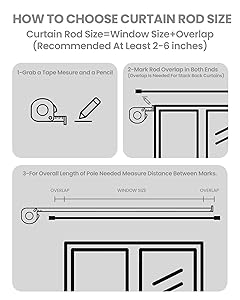 Box Space Curtain Rods for Windows 28 to 42 inches, 6/8 inch Diameter Adjustable Length End Cap Style Curtain Rod Set, Decorative Curtain Rod with Brackets - Silver