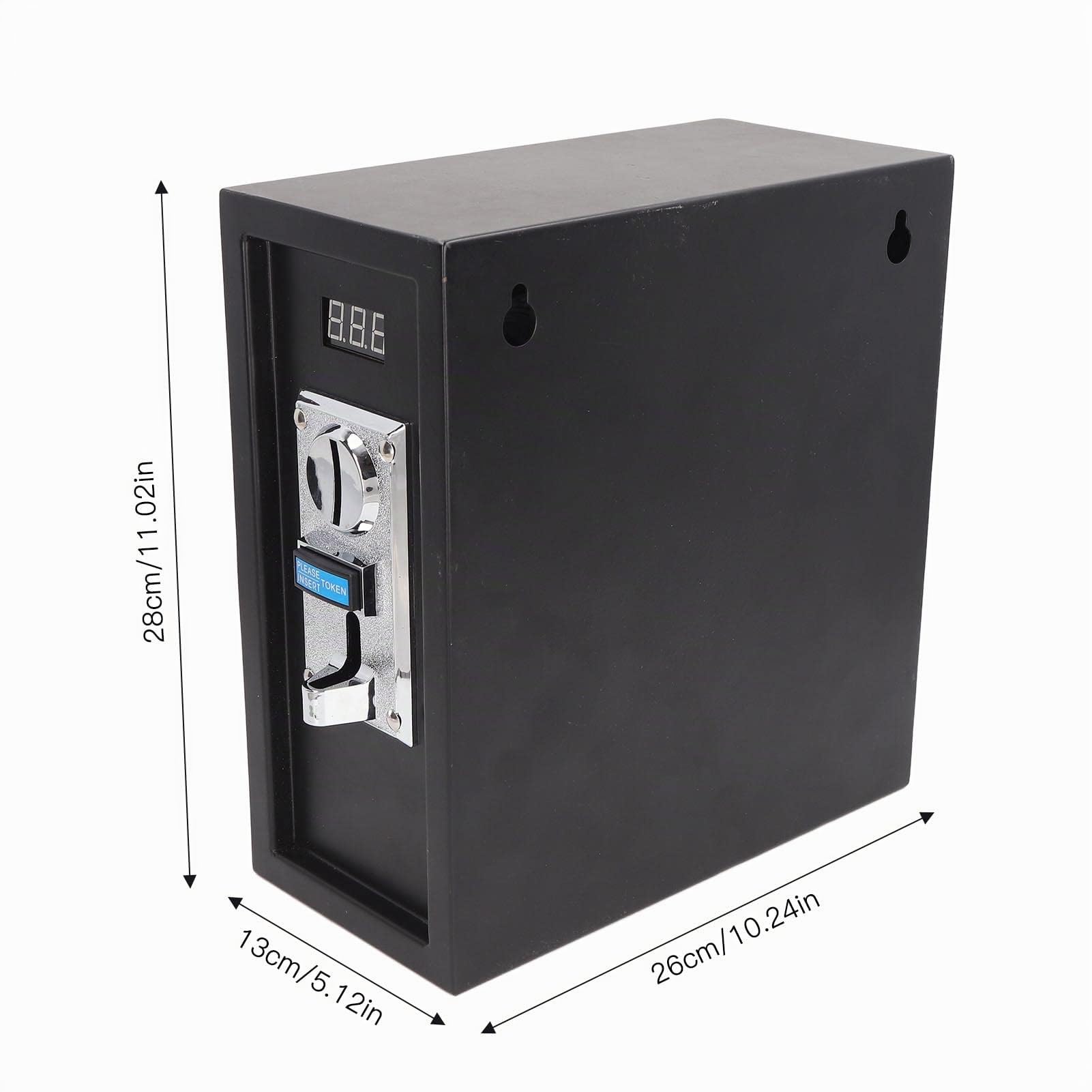 Boîtier de Commande de minuterie monnayeur electrique Prise EU 110?220V Facile à Assembler Boîte de minuterie de contrôle à monnayeur largement Minuteries