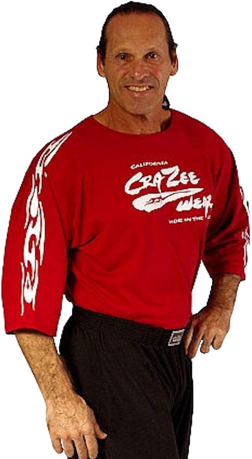 Style 444 3/4 Red Top w/Flame arm and Large czw Logo