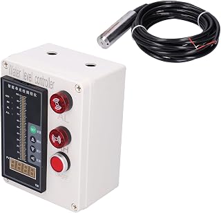 KIMISS Detector de Nivel de Agua Alto y bajo Alarma ALS-136 Indicador de Nivel de Líquido Tanque Controlador de de Agua Instrumento con Alarma AC 200V Monitor de Líquido Inteligente